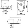 Биде напольное LAUFEN IL BAGNO ALESSI ONE 8.3297.1.400.304.1