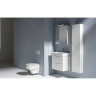 Шкафчик для раковины LAUFEN BASE 810285, с 2 ящиками, белый матовый 4.0235.2.110.260.1