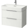 Шкафчик для раковины LAUFEN BASE 810285, с 2 ящиками, белый матовый 4.0235.2.110.260.1